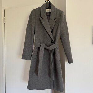 Stradivarius wool-mix coat, size XS (US 2-4)